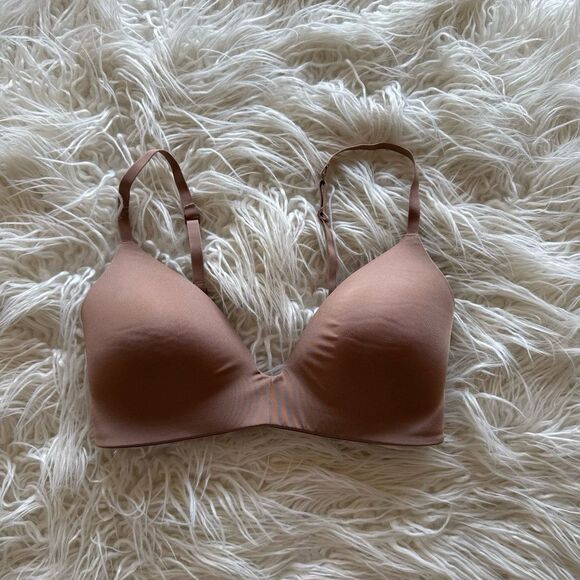 Skims Wireless Form T-shirt Bra Sienna Size 32D - Picture 1 of 11